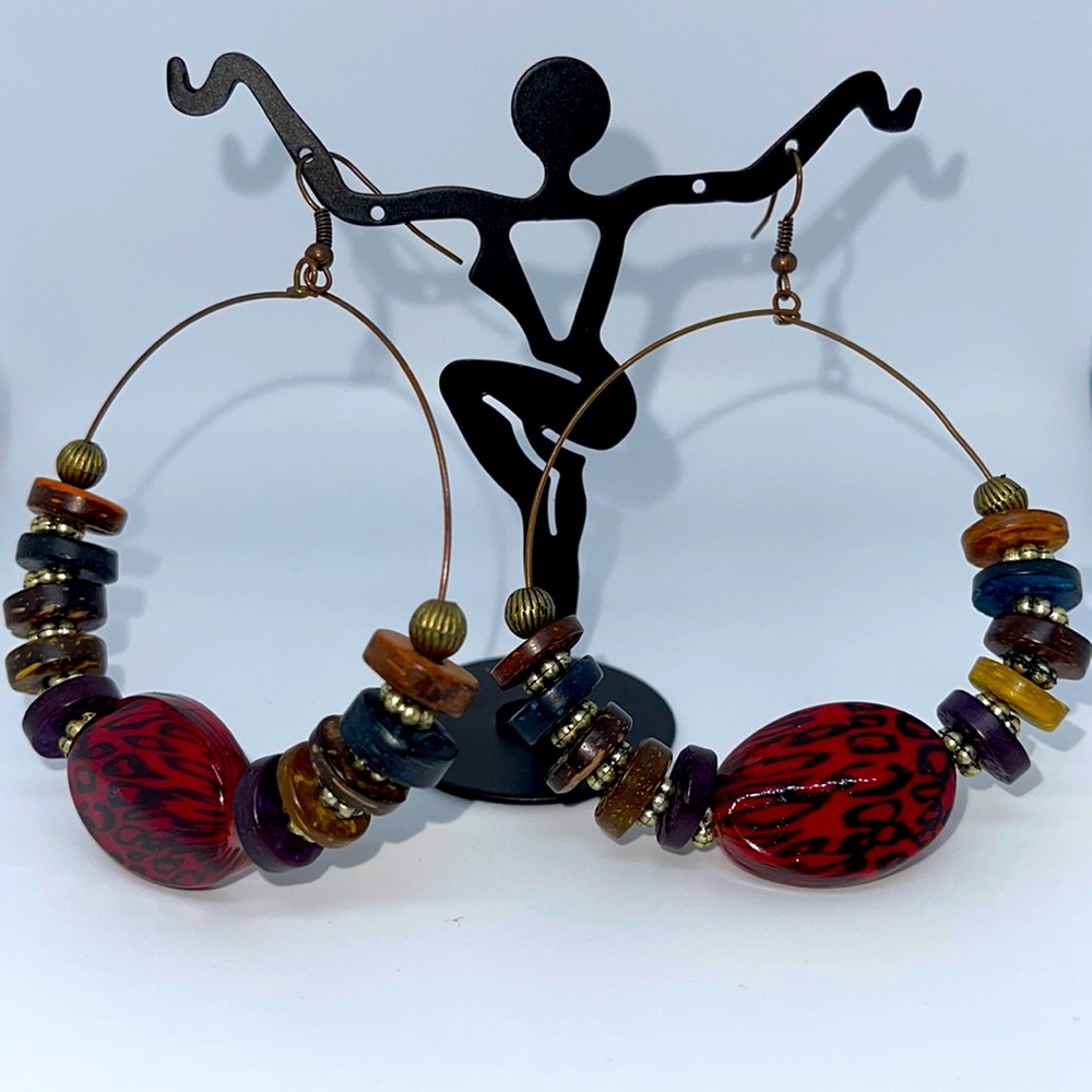 Multi-Colored hoops 2.5”